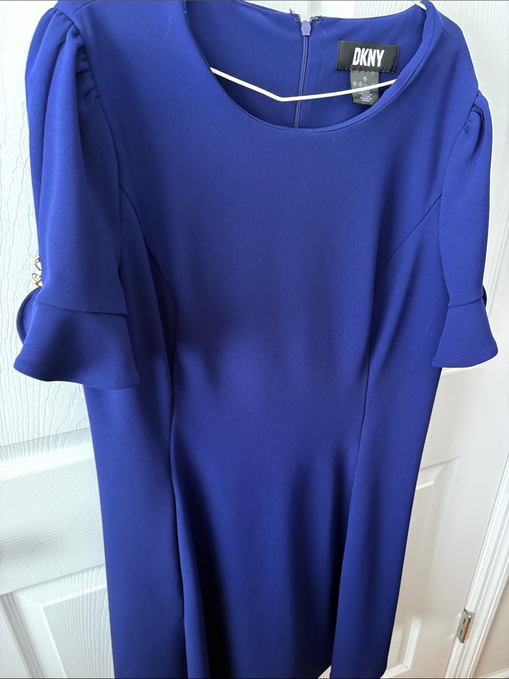 DKNY Cobalt Blue Midi Dress